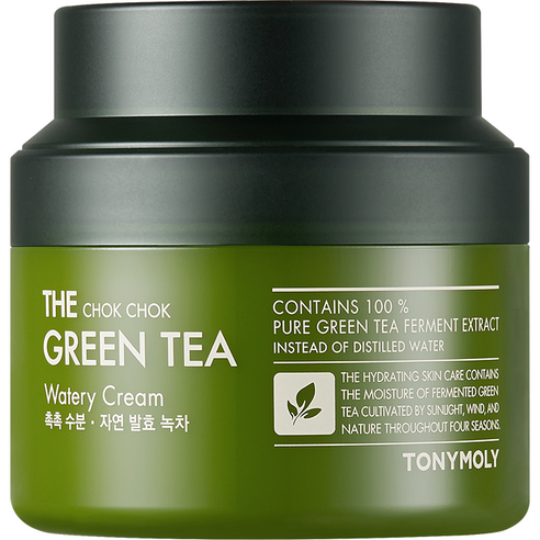   TONYMOLY The Moisturizing Green Tea Moisturizing Cream, 100ml, 1 pack