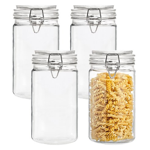 헬로키친 다용도 밀폐 유리병 슬림형 1200ml, 단품, 4개 드림나래 헬로키친 다용도 밀폐 유리병 슬림형 1200ml, 단품, 4개 드림나래