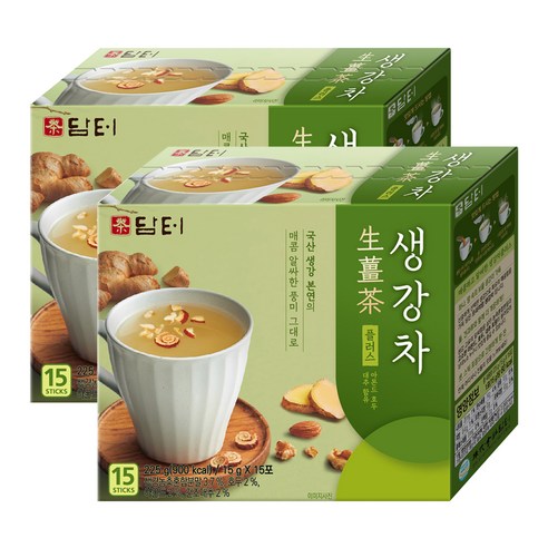 담터 생강차 플러스, 15g, 15개입, 2개