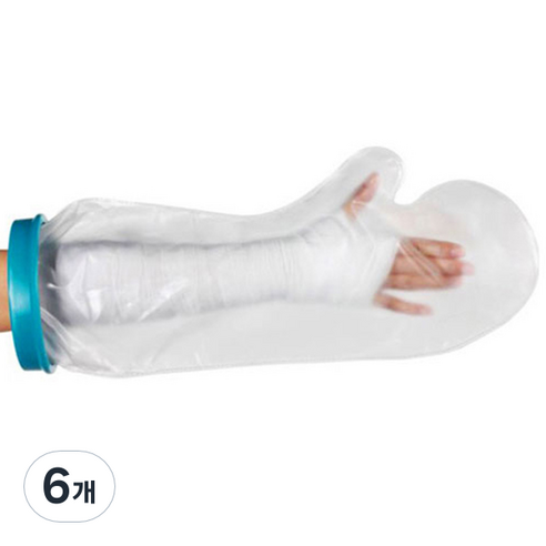 탑건강 기브스방수커버 소아팔 FS-2120, 혼합 색상, 6개
