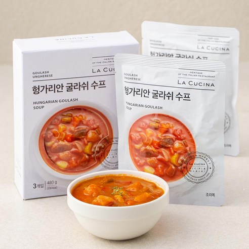 라쿠치나 헝가리안 굴라쉬 수프, 160g, 3개 어린이라는세계 Best Top5