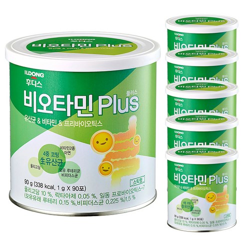 일동후디스 비오타민 플러스 프리바이오틱스 90p, 90g, 6개