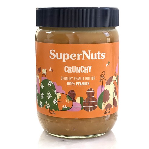 슈퍼너츠 피넛버터 땅콩잼 크런키, 500g, 1개
