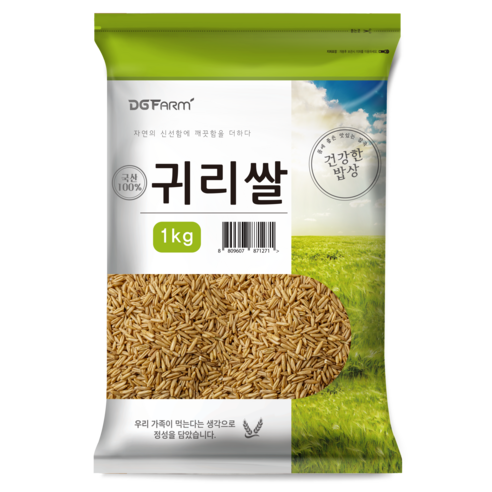 건강한밥상 2023년산 햇곡 국산 귀리쌀 1kg, 1개