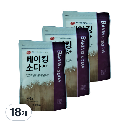 해가원 베이킹소다, 500g, 18개