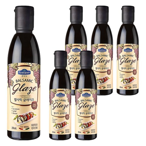 폰타나 모데나 발사믹 글레이즈, 250ml, 6개