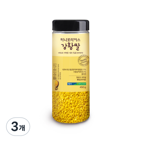 하나로라이스 강황쌀, 3개, 450g