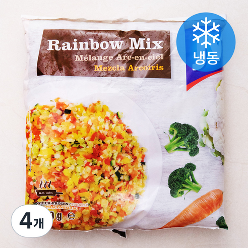 레인보우믹스 (냉동), 500g, 4개
