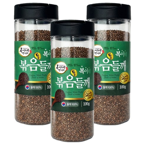 복이네먹거리 국산 볶음 통들깨, 100g, 3개