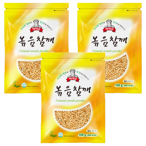배대감 볶음참깨, 150g, 3개