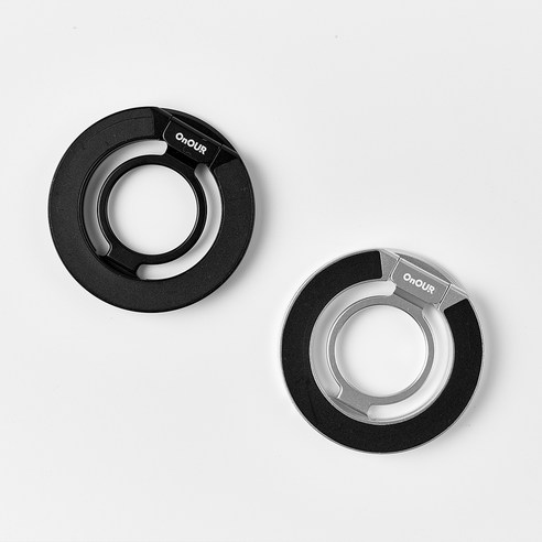 온아워 맥세이프 스마트톡 휴대폰 거치대 OLX-1WG, 실버, 1개