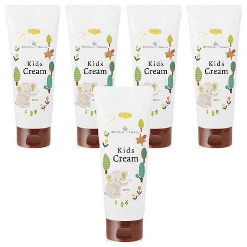 보타니컬테라피 키즈 모이스처 크림, 200ml, 5개