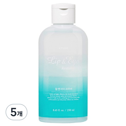 에뛰드 립 앤 아이 리무버, 250ml, 5개