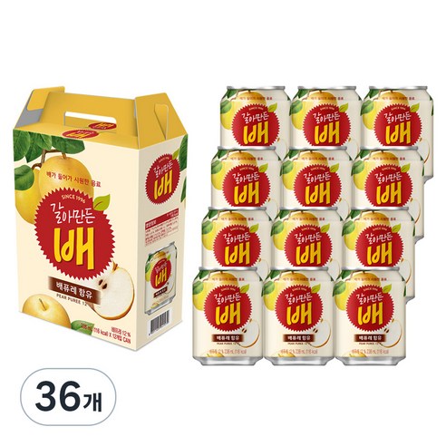 해태htb 갈아만든 배, 238ml, 36개