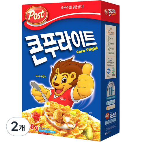 포스트 콘푸라이트 시리얼, 660g, 2개