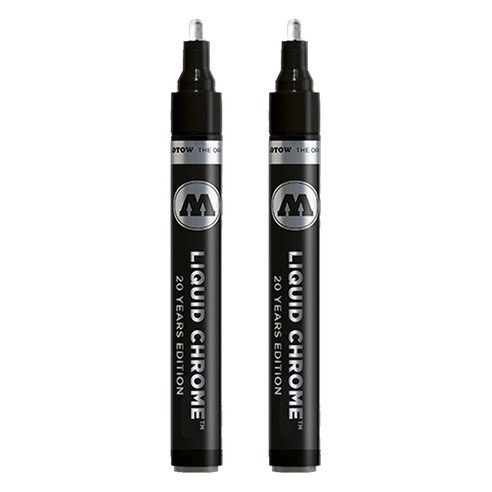 모로토우 리퀴드 크롬 마카 4mm, 1색, 2개