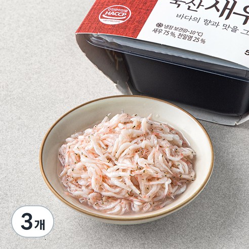 곰곰 국산 새우젓, 500g, 3개