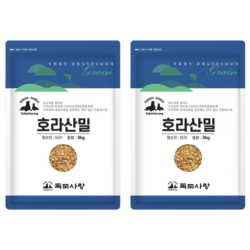 독도사랑 호라산밀, 3kg, 2개