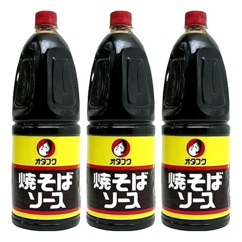 오타후쿠 야끼소바 소스 업소용, 2.2kg, 3개