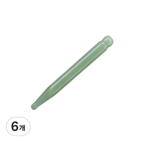 라이프포인트 괄사 지압 마사지기, 6개, 옥색(송곳)