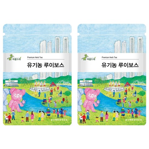 아름드레 삼각티백 유기농 루이보스, 1.1g, 25개입, 2개