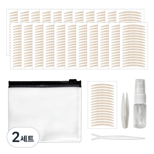다크니스 레이스 아이업 쌍꺼풀 테이프, 일반형 G, 2세트