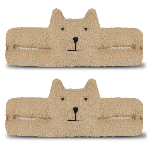 아이끌레 매달려 문닫힘 방지 도어쿠션 곰, 혼합색상, 1개