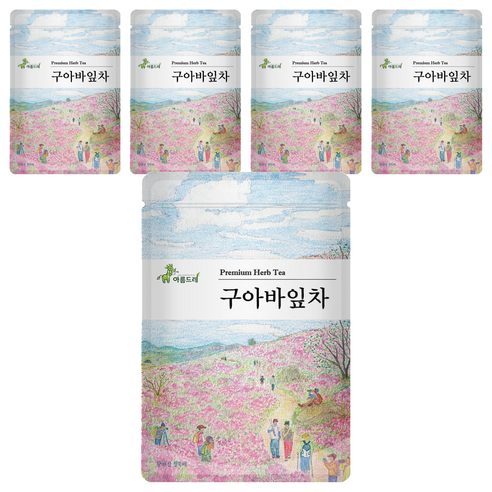 아름드레 삼각티백 구아바잎차, 1.1g, 25개입, 5개