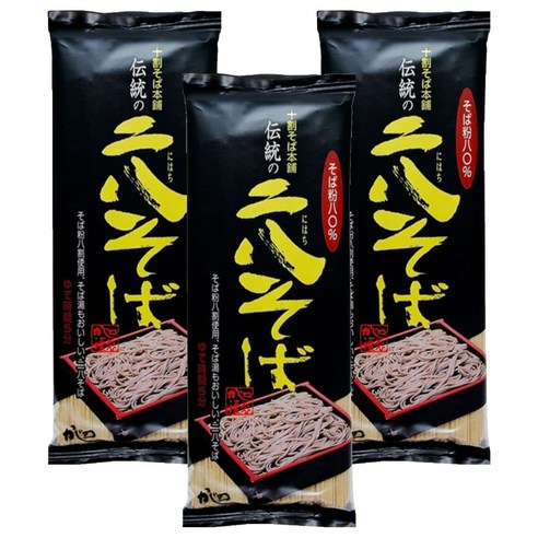 야마모토 전통 니하치 소바, 250g, 3개