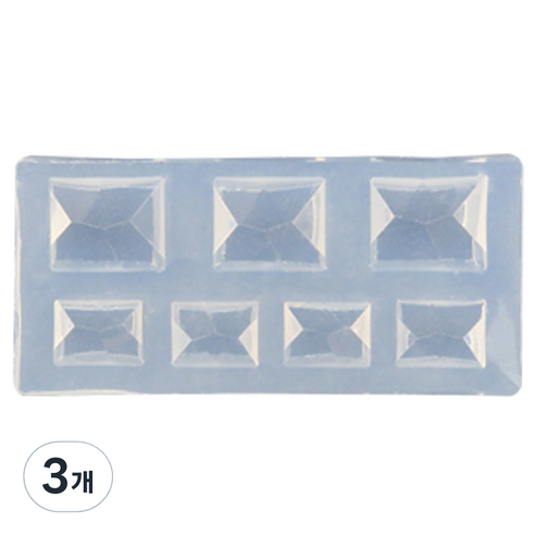 네일스케치 3D 네일몰드, 9 직사각큐빅 대, 3개