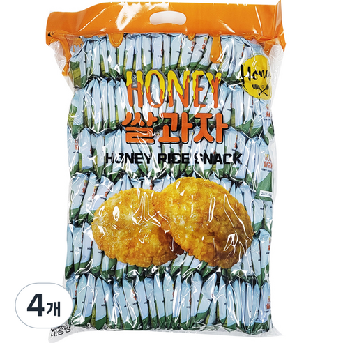 허니쌀과자 크리스피, 1kg, 4개
