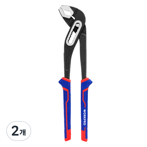 워크프로 첼라 워터펌프 플라이어 250mm WP231028, 2개