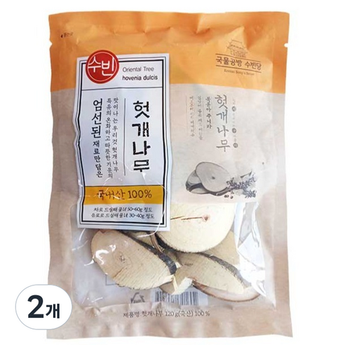 조은약초 수빈 헛개나무, 120g, 2개