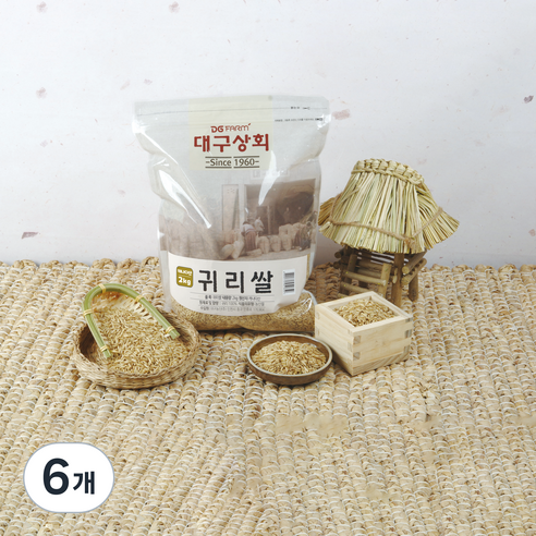 대구상회 귀리쌀, 6개, 2kg