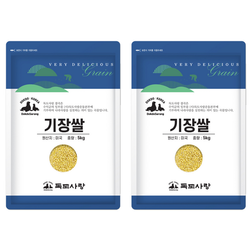 독도사랑 기장쌀, 5kg, 2개