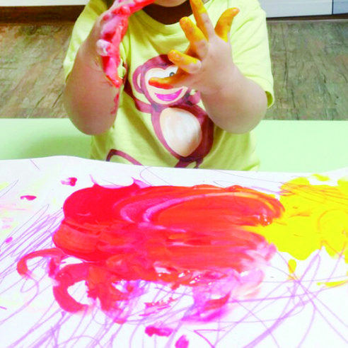 아이들을 위한 창의력과 미술 감각을 키우는 놀이용 페인트