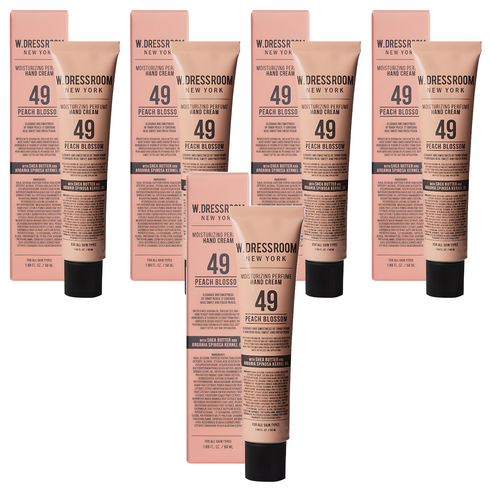 더블유드레스룸 퍼퓸 핸드크림 49 피치블러썸, 50ml, 5개