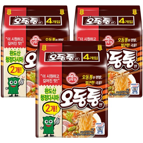 오뚜기 오동통면 120g, 12개