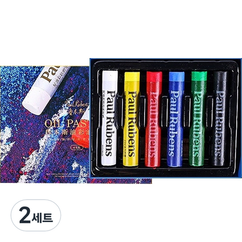 오리지널 오일파스텔 01 세트, 6색, 2세트