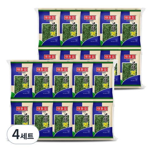 대천김 곱창 도시락김 선물세트, 5g, 80개