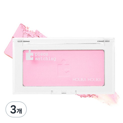 홀리카홀리카 피스 매칭 블러셔 3.3g, 클린핑크, 3개