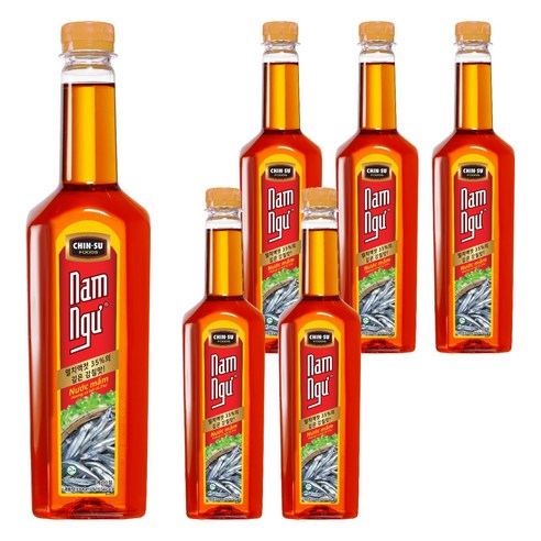 친수 남늑 연어향 피쉬소스, 300ml, 6개