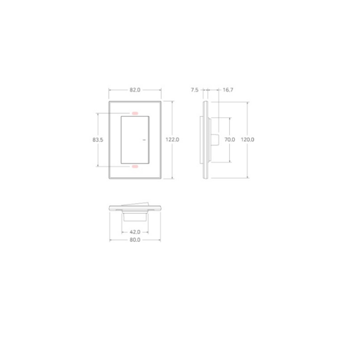공간에 스며드는 간결함, 원하 에이스 1로 스위치로 빛을 디자인하세요.