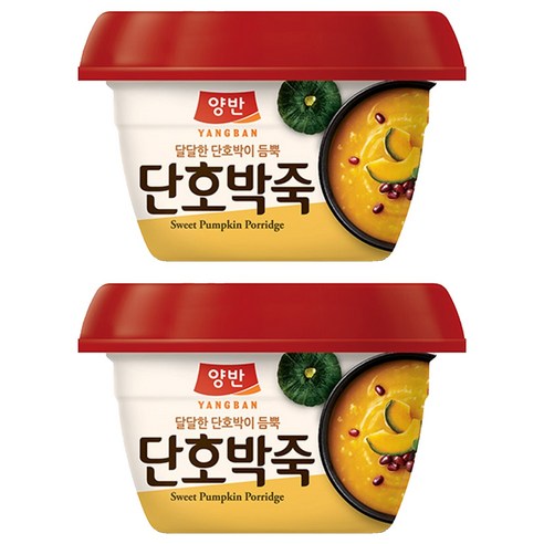 양반 단호박죽, 285g, 2개