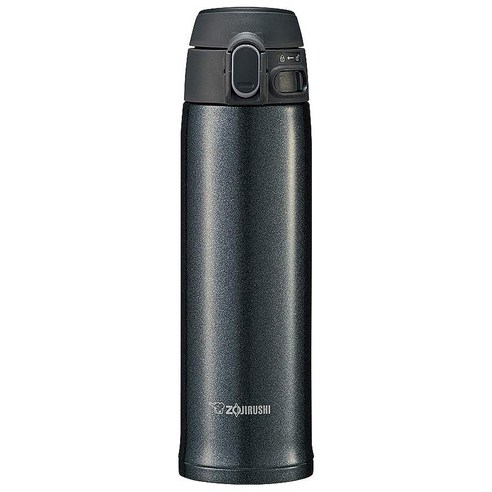 조지루시 보온 보냉 원터치 텀블러 SM-TA48, 블랙, 480ml