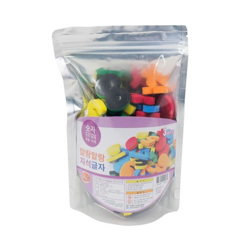 비앤씨 말랑말랑 자석 글자, 1개, 숫자 45피스, 45피스
