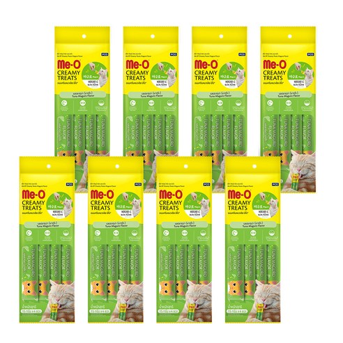 MeO 고양이 크리미 간식 4p, 마구로, 15g, 8개