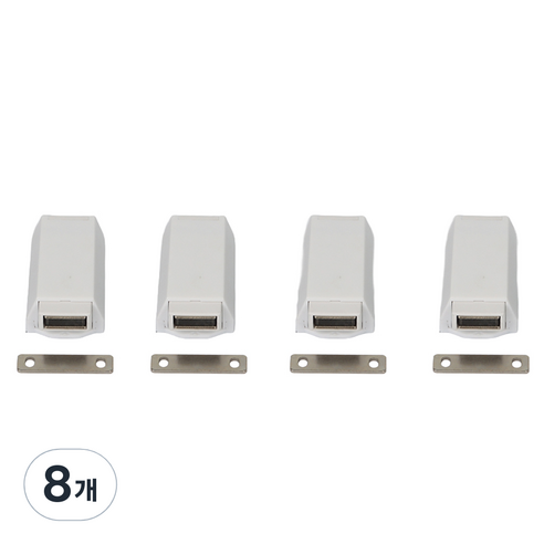 올고르 건축 가구 겸용 원터치 자석 빠찌링 화이트, 8개