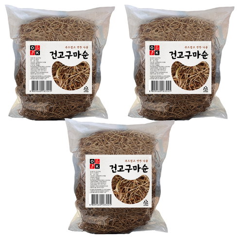 오케이 건고구마순, 3개, 100g