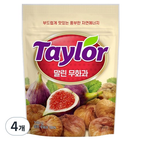 테일러팜스 말린무화과, 190g, 4개